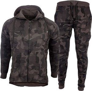 Ensemble de survêtements unisexes personnalisables avec logo imprimé, deux pièces, en molleton technique mi-lourd et respirant - Product Image 6