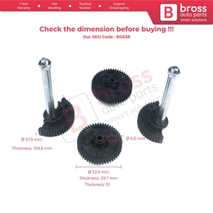 BGE38 2 Kits de réparation d'engrenages d'actionneur de boîtier de papillon (4 pièces) 13627838085 13627834494 13627834494 pour M3 M5 M6 - Product Image 5
