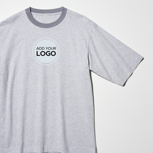 T-shirt en coton Baggy AIRism 100% coton personnalisé T-shirt - Product Image 5