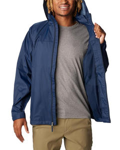 Chaqueta Ligera Personalizada de Poliéster para Hombre, Transpirable, Impermeable, Cortavientos, con Decoración de Piel, Cremallera, para Verano, Aire Libre - Product Image 5