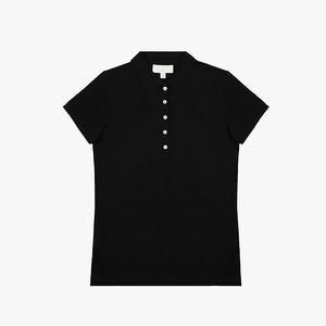 Polos de Diseño con Logotipo Privado, Gran Venta, para Mujer, Color Sólido, Lisos, de Manga Corta - Product Image 1