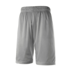 Short en maille à taille élastique de marque privée avec cordon de serrage réglable Short de sport à motif solide avec broderie de logo et sublimation - Product Image 2