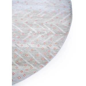 Manchaha พรมขนสัตว์และผ้าไหมสีงาช้างแบบผูกมือ Lub-6571พิมพ์ลาย - Product Image 4