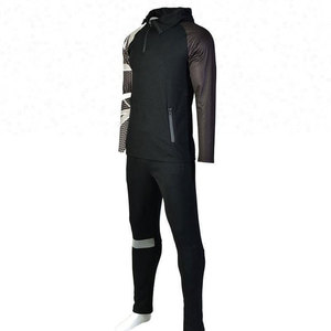 ชุดวอร์มผู้ชายพิมพ์ลายซับลิเมชันสีพื้นทำจากปากีสถาน - Product Image 2