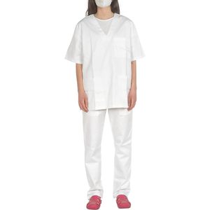Uniforme Hospitalario Unisex CBF Balducci Group 100% Algodón Sanforizado, Túnica y Pantalones para Enfermería y Personal de Servicio - Product Image 4