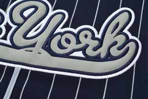 Venta al por mayor OEM ODM Premium juventud Jersey béisbol camiseta unisex manga corta logotipo personalizado rayas béisbol y softbol camisetas - Product Image 4