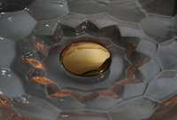 Nouveau lavabo sur comptoir hexagonal en verre de luxe Vision - Facile à nettoyer, durable |   Design contemporain pour la maison, le bureau et les restaurants