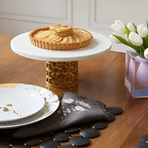 Bandeja de Navidad de mármol moderna disponible al por mayor de fábrica directa Bandeja decorativa festiva Exhibición de servicio Precio bajo garantizado - Product Image 1