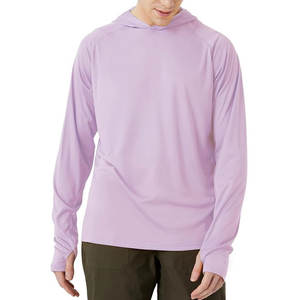 Upf 50+ Rash Protection Men Quick Dry Breathable Fishing Hooded Shirts - Product Image 3