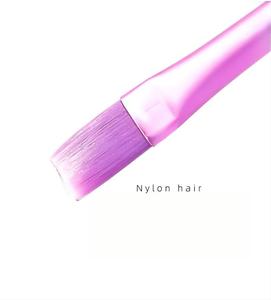 Bview ชุดแปรงผมไนลอนสีน้ำแบบกลมปลายแบนหลากหลายสำหรับการระบายสีแบบมืออาชีพด้ามจับ<span class=keywords><strong>ไม้</strong></span> - Product Image 4
