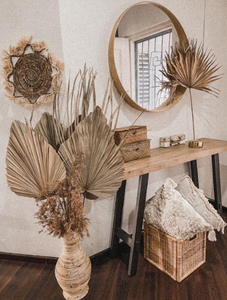 Tenture murale décorative en feuille de palmier pour hôtels, centres de villégiature, cafés et design d'intérieur inspiré de la nature - Product Image 5