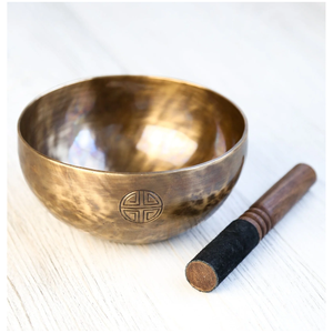 Cuenco Tibetano de Metal Pulido Hecho a Mano en Nepal, Auténtico y de Alta Calidad, Instrumento Ecológico para Sanación con Sonido, Meditación y Yoga - Product Image 3