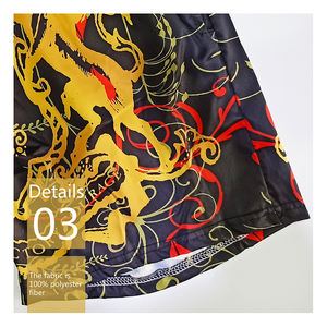 Pantalones cortos de sublimación de patrón sólido transpirable para hombre para la temporada de verano precio bajo al por mayor con servicio OEM - Product Image 4