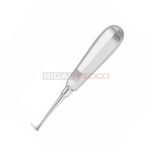 SIGAL MEDCO Élévateur de racines Élévateurs dentaires Allemagne Acier inoxydable Manuel Extraction de dents de haute qualité Instruments chirurgicaux incurvés - Product Image 5
