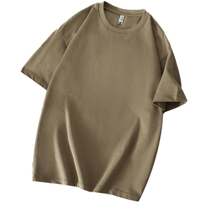 T-shirt imprimé vintage lavé à l'acide pour hommes de haute qualité 100% fibre de coton 260 grammes en vrac nouvelle taille vierge solide - Product Image 4