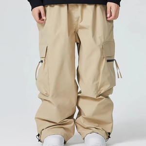 Pantalones de chándal holgados nuevos y elegantes de alta calidad al por mayor, pantalones de chándal de cintura alta con cordón de pierna ancha para hombre, pantalones de chándal de gran tamaño con diseños personalizados - Product Image 5