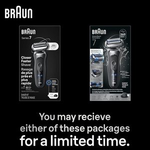 Raseur électrique Braun pour hommes, série 7 7171cc, rasage humide et sec, modes de rasage turbo et doux, rasoir à lames imperméable - Product Image 6