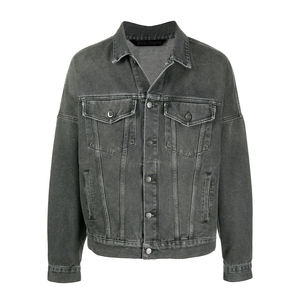 Chaqueta vaquera para hombre de alta calidad superventas para otoño e invierno, chaqueta vaquera bordada con estampado DTG para la moda - Product Image 3