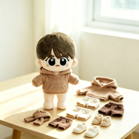 Figurine de star Kpop personnalisée de qualité supérieure, mini-figurine Idoll avec tatouages, compatible avec le style DIY et diverses tenues de poupée
