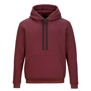 Men's Fitness Gym Sports Regular Fit Heavyweight Fleece Winter Embroidered Hoodie Pocket Polyester/Cotton Pullover Zip Hoodie - Product Image 1