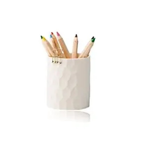 ที่ใส่ดินสอปากกาบนโต๊ะทำจากโลหะสีขาว,ที่ใส่ปากกาอเนกประสงค์สำหรับใช้ในกระถางแก้วจัดของบนโต๊ะผู้ค้าส่ง