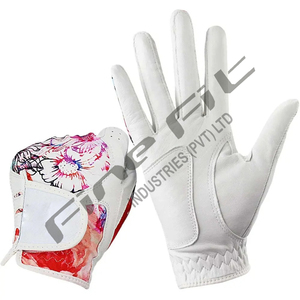Gants de golf en peau de mouton de haute qualité Logo personnalisé OEM Vente en gros Nouvel arrivage de vêtements de sport Poignée gauche droite pour les passionnés - Product Image 4