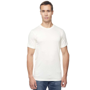 เสื้อยืดแขนสั้นยูนิเซ็กซ์ผ้าคอตตอนผสมใยไผ่พิมพ์ลายดิจิทัลทรงปกติ - Product Image 4