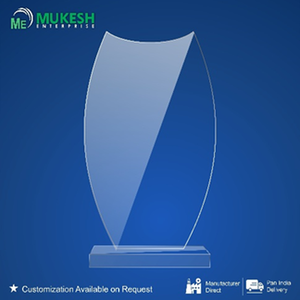 Trofeo de Acrílico Ovalado Curvo de Alta Calidad, Pulido y Duradero, Grabado Personalizado, Premio Deportivo Corporativo, Reconocimiento a Empleados, Proveedor Mayorista - Product Image 1