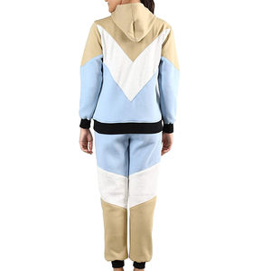 Grossiste de premier plan, survêtement en polaire pour homme personnalisé, 100% coton, uni, taille élastique, ensembles de sweat-shirts à capuche - Product Image 2