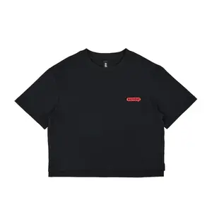 Haut de gymnastique T-shirt de gymnastique personnalisé pour femmes 100% coton léger coupe ample respirant haut d'entraînement pour vêtements de sport - Product Image 4