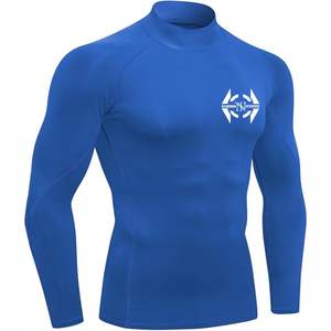 Nuevo Diseño, Rashguard de Manga Larga Sublimado con Logotipo Personalizado para MMA BJJ, Compresión Transpirable de Spandex/Poliéster - Product Image 1