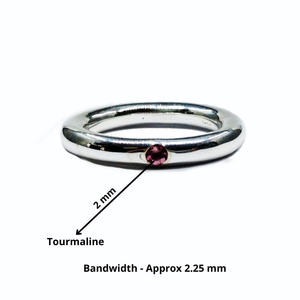 Everyday Wear 925 <b>Sterling</b> <b>Silver</b> Low MOQ Tourmaline Gemstone Latest Ladies Wear <b>Adjustable</b> <b>Silver</b> <b>Ring</b> - Product Image 2