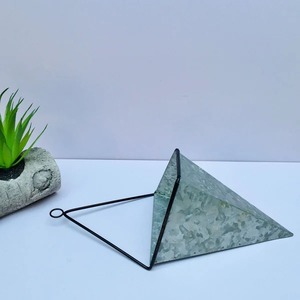 <b>Wall</b> <b>Decor</b> Half Conical Metal Hanging Planter for Farmhouse Style Hanging <b>Wall</b> Vase Planters Rustic Home <b>Wall</b> <b>Decor</b> - Product Image 5