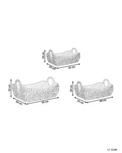 Panier de rangement pliable en métal, tissé en jacinthe d'eau, fait à la main, panier de rangement en gros, écologique, fabriqué au Vietnam - Product Image 4