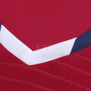 2025 Custom Men's Soccer Uniform Jersey Breathable Short Sleeve High Quality 100% Polyester Automated Cutting - Product Image 5
