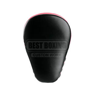 Manoplas de perforación curvas con punto de destino para boxeo Muay Thai MMA Kickboxing entrenamientos almohadillas de enfoque ajustables con relleno grueso - Product Image 2