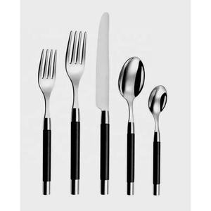 Cuchara de sopa de acero inoxidable para uso en restaurante, ensalada, sopa, bigote, vajilla, cuchara, oro rosa, mango redondo, cuchara y tenedor para servir - Product Image 3