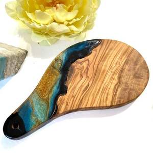 Kitchen Tabletop Decor Custom <b>Wood</b> Resin Chopping <b>Block</b> Durable <b>Wood</b> Cutting Board Kitchen <b>Blocks</b> Wooden Chopping Board - Product Image 5