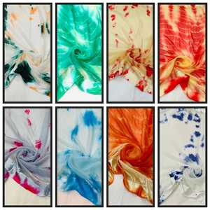 100% Cotton Printed Fabrics Peach Skin Floral Digital Custom Lace Fabric <b>for</b> Dresses Bags Inspired by African Velvet Print - Product Image 5