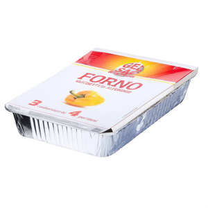 Ensemble de barquettes jetables R11, barquettes en aluminium micro-ondables, 4 portions, 3 pièces, modèle 700028 - Product Image 2