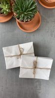 Enveloppes en coton vintage faites à la main, bords festonnés, cartes d'invitation et de remerciement, style portefeuille, matériaux recyclés, papier kraft pour