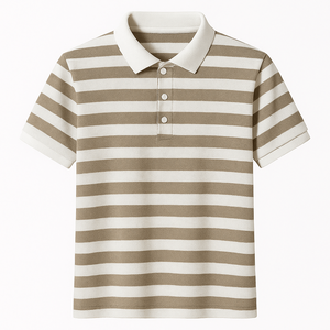 Camisa Polo a Rayas Estilo Náutico para Hombre - Product Image 3