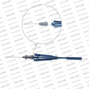 Pinzas de Capsulorrexis Oftálmicas Manuales de Acero Inoxidable Alemán 23G/25G |   Instrumento Quirúrgico Oftalmológico de Vaslcare - Product Image 2