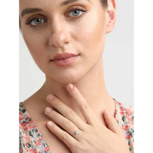 Anillos de Plata de Ley 925 de Primera Calidad para Mujer, Chapados en Rodio con Diamante de Corte Princesa, Joyería para Hombre - Product Image 5