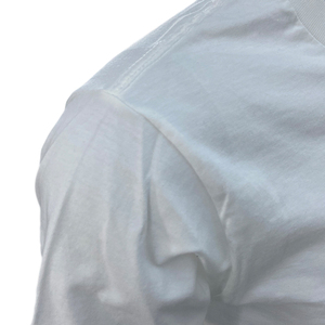 Logotipo de impresión personalizada de alta calidad Unisex 100% algodón camiseta suelta ajuste camiseta bordado Casual en blanco camisetas para hombres - Product Image 5