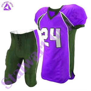 Uniforme de fútbol americano a precio mayorista fabricación personalizada servicio OEM uniforme de fútbol americano de tela de alta calidad - Product Image 1