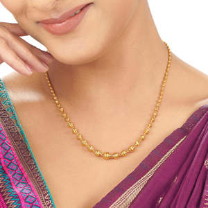 สร้อยคอทองคำ Tejaswini Mala สำหรับผู้หญิง - Product Image 2