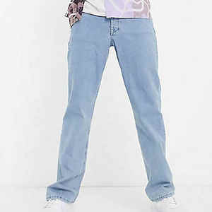 Jeans denim à la mode pour hommes, jeans denim en coton, jeans décontractés extensibles à design de mode pour l'été - Product Image 1