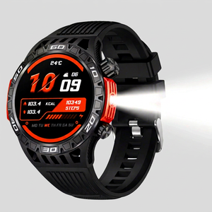 Montre connectée sportive HT22, écran IPS de 1,46 pouce, appels Bluetooth, boussole, suivi de la forme physique en plein air, hommes femmes, étanche - Product Image 1