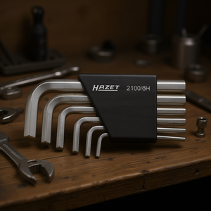 ชุดประแจหกเหลี่ยมเคลือบนิกเกิล Hazet ขนาดเมตริก 6 ชิ้น - Product Image 3